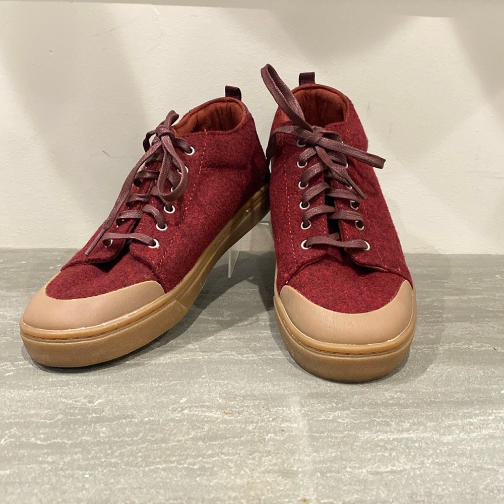 TOMS, Size 5, Burnt Henna Heavy Wool, Sneakers